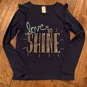 5/$25 Gymboree Never Worn “Love to Shine” Shirt